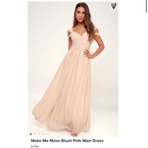 Lulus Blush Pink Maxi Dress